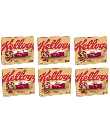 Kellogg's Barretta Mandorle e Frutta Almond and Fruit Bars (4 x 32g) 128g with 29% Dried Fruit, 6 Count