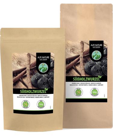 Dried licorice root (500g) cut licorice root 100% pure and natural for tea preparation - Buy Online on GoSupps.com
