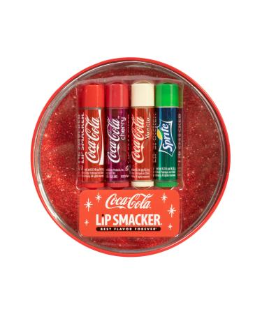 Limited Edition Holiday 2019 Lip Smacker 4 Piece Coke Tin