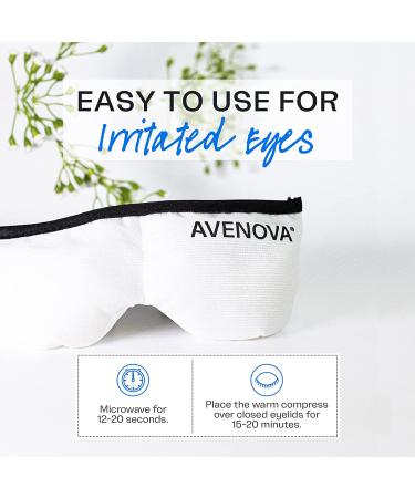Avenova Moist Heating Eye Compress Mask - Relief for Allergies, Sinuses, Headaches, and Irritated Eyes - Buy Online on GoSupps.com