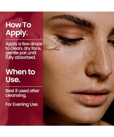 Buy Retinol Serum for Face | Anti-Aging Fine Line & Wrinkle Reducer | Hydrating Night Serum with Hyaluronic Acid & Vitamin E | Collagen Enhancer | 1 oz - Buy Online on GoSupps.com