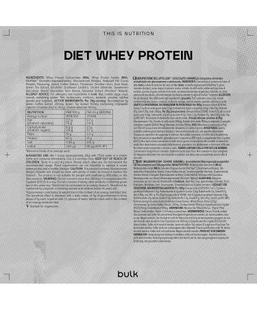 Buy Bulk Diet Whey Protein Powder - Chocolate Caramel 500g | High-Quality Protein Supplement for Muscle Gain & Weight Loss - Buy Online on GoSupps.com