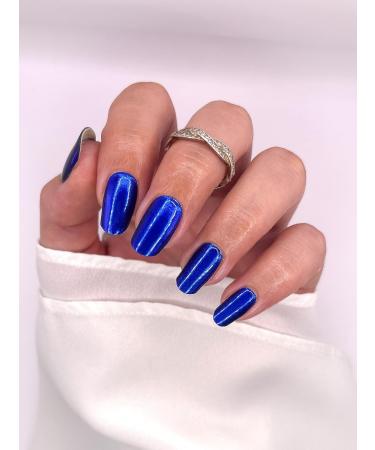 Buy Fairy Nail UV Foils - Self-Adhesive Gel Nail Wraps (20 Pieces) - Shimmering Blue Polish Strips for Perfect Nails - Buy Online on GoSupps.com