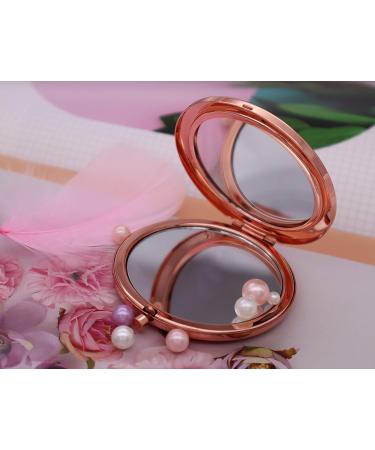 OHSunFLower2 Sister Gifts - Rose Gold Compact Mirror for Sisters - Birthday & Graduation Gift - Buy Online on GoSupps.com