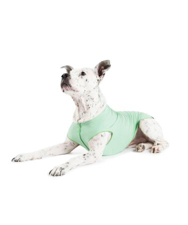 Gold Paw Sun Shield Dog Tee  T-Shirt for Canines  UV Protection, Pet Anxiety Relief, Wound Care  Protects Against Foxtails, Aids Alopecia - Machine Washable, All Season  Size 10  Pistachio Size 10 (Pack of 1) Pistachio