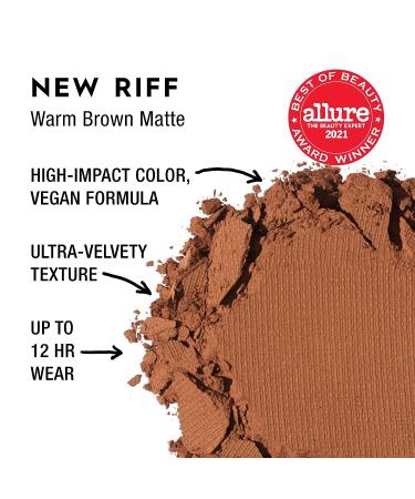Urban Decay 24/7 Eyeshadow Compact - Vegan Formula in New Riff (Warm Brown Matte) - 12-Hour Wear and Highly Pigmented Eye Makeup - Buy Online on GoSupps.com