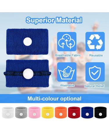 Above Zero 8 Pair Acupressure Bracelet - Anti-Nausea Bands for Seasickness & Pregnancy Relief - Buy Online on GoSupps.com
