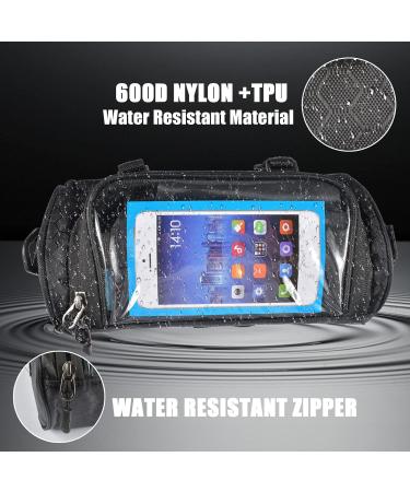 Funmo Waterproof Bicycle Pocket Handlebar Bag | Multifunctional E-Bike & MTB Accessory with Touchscreen & Shoulder Strap - Buy Online on GoSupps.com