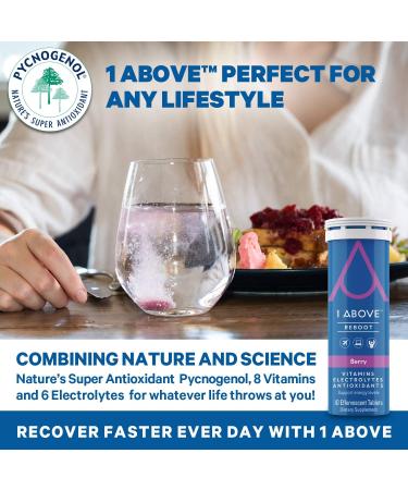 1Above Anti Jet Lag Energy & Immunity Recovery Tablets - Citrus Flavor - 10 Count Pack for Travel, Work & Party - Buy Online on GoSupps.com