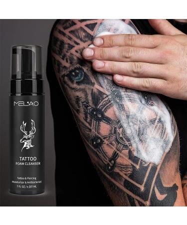 Woman Tattoo Skin Cleaning Mousse 207ml - Gentle Foam for Tattoo Care and Moisturizing - Buy Online on GoSupps.com