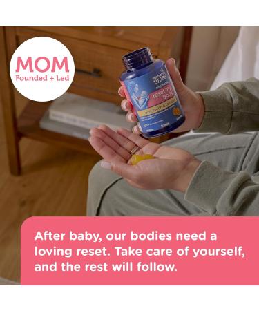 Mommy's Bliss Postnatal Support Reset My Body Gummies with Biotin & Collagen Supports Postpartum Energy Healing & Joint Health + Hair Skin & Nails Health Gluten Free 60 Gummies (30 Servings) - Buy Online on GoSupps.com
