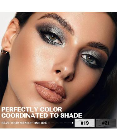 FOCALLURE 2PCS Eyeshadow Stick Set - Shimmer & Matte Cream Pencil Crayon - Buy Online on GoSupps.com