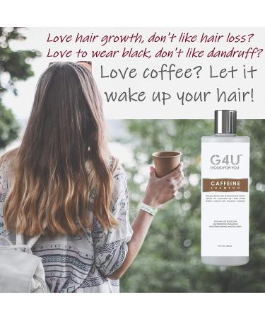 Caffeine Shampoo for Thinning Hair - Hair Loss and Growth Solution for Men and Women | Sulfate Free with DHT Blockers - Caffeine, Biotin, Saw Palmetto | 12 Fl Oz for Home, Salons, Spas - Buy Online on GoSupps.com