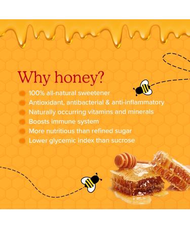 Honibe Vitamin D Gummies for Kids and Adults | Honey-Based Vitamins Made in Canada & Kids Multivitamin Gummies Plus Immune Boost | Honey-Based Vitamins Made in Canada | 70 gummies - Buy Online on GoSupps.com