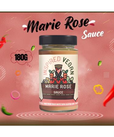 Inspired Vegan Sauce Mayonnaise Pick N Mix | Choose From 6 Flavours | Hollandaise Horseradish Tartare Marie Rose Mayonnaise-Vegan Style Smoked Garlic-Mayonnaise - Pack of 3 X 180g - Buy Online on GoSupps.com
