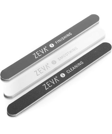 ZEVA Nail Buffing File Replacement Set - 3 Piece Professional Nail Tool - Buy Online on GoSupps.com