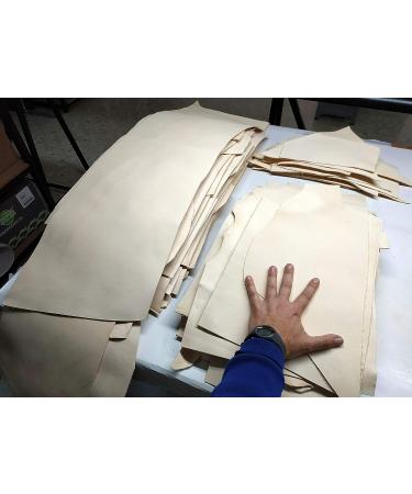 Veg Tan Leather Pieces 3-4 Sq Feet 1 LB - Full Grain for Crafts & Workshop - Buy Online on GoSupps.com