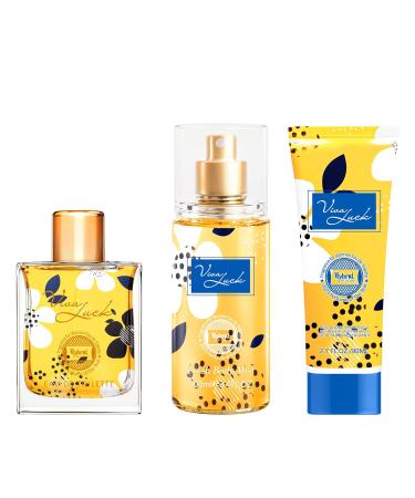 HyBrid & Company Women Viva Luck CG 3 Pcs Gift Set 50ml-Perfume&100ml-Mist&80ml-Shower Gel - Buy Online on GoSupps.com
