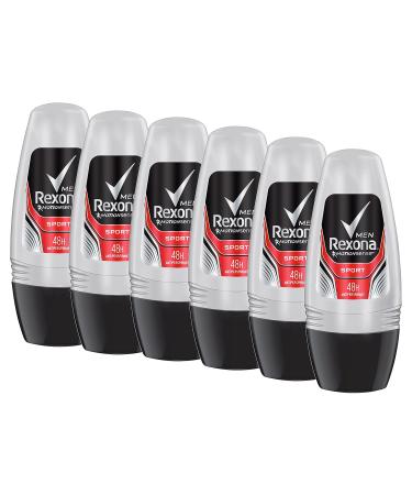 Rexona Men Sport Roll On 48H Anti-Perspirant Deodorant 50ml - Long-Lasting Protection | Buy Online Internationally - Buy Online on GoSupps.com