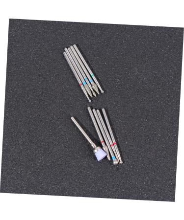 minkissy 10pcs Acrylic Nail Drill Bits Nail Grinding Head Bit Nail Art Grinding Tool Fine Grit Nail Drill Bit Cuticle Drill Bits for Acrylic Nails E Tool Manicure Gel M As Shown - Buy Online on GoSupps.com