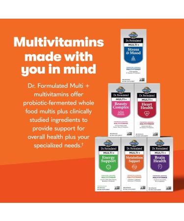Garden of Life Dr. Formulated Multi+ Metabolism Support - Fermented Liposomal Multivitamin + Chromax Capsimax Berberine & Probiotics - 30 Capsules - Buy Online on GoSupps.com