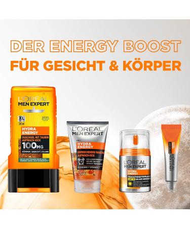 Buy L Or al Men Expert Facial Care SPF 15 - 24h Hydrating Moisturizer with Guarana & Vitamin C | Anti-Fatigue 50ml - Free International Shipping - Buy Online on GoSupps.com