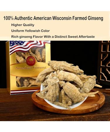 Hand-Selected American Wisconsin Farmed Ginseng Root | Cultivated Wisconsin American Ginseng (Medium 4oz/Box) American Ginseng-Box-4 Ounces-Medium - Buy Online on GoSupps.com