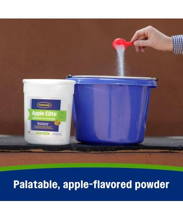 Farnam Apple Elite Horse Electrolyte Powder, Replaces minerals lost in sweat during exercise, extreme weather & stressful conditions, 5 lb., 40 day supply - Buy Online on GoSupps.com