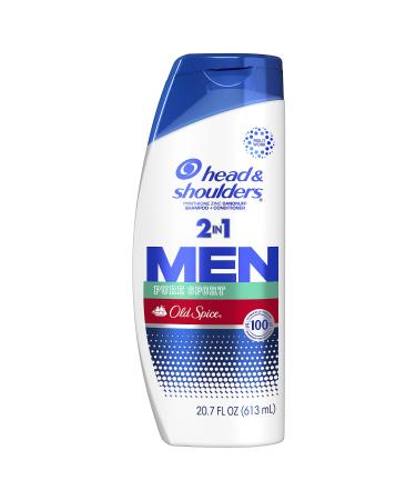 Head and Shoulders Mens 2 in 1 Dandruff Shampoo and Conditioner Old Spice Pure Sport 20.7 oz