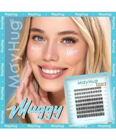 Lash Clusters - 96 Pcs D Curl Individual Eyelash Extensions | Super Thin 0.05 Band | Wispy Natural Look | MUGGY Hot - Buy Online on GoSupps.com