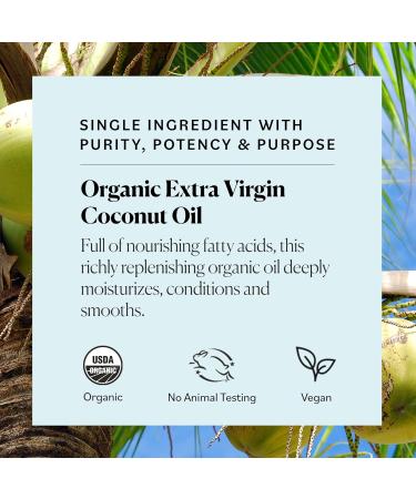 Buy Sky Organics Organic Extra Virgin Coconut Oil for Hair & Skin - 100% Pure Cold-Pressed USDA Certified - 16.9 fl. oz with Free Ebook - Buy Online on GoSupps.com