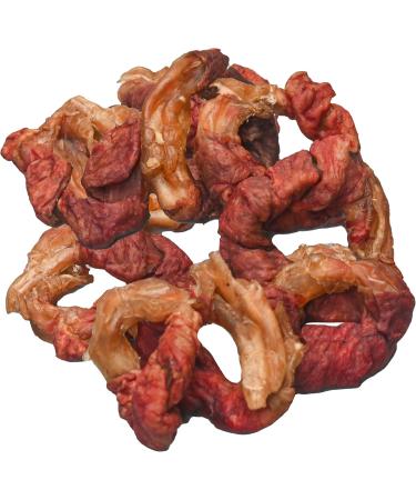 Buffalo Jerky Tendon Ring (2-4 Inches) 100% All-Natural Single Ingredient Grass-Fed Free-Range Premium Buffalo Dog Chews - Air Dried Healthy Dog Treats - 5 Pack - Buy Online on GoSupps.com