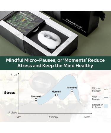 Buy Meditation Stone with Light for Anxiety Relief - Calming Device for Mindfulness & Sleep Aid | Perfect Stress Relief Gifts for All Ages - Buy Online on GoSupps.com