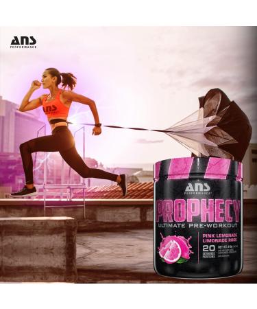 ANS Performance Prophecy Pre Workout Powder (20 servings 14.5 oz) Gluten Free Pre-Workout Formula - Energy & Strength - Sugar Free- Increase Power & Workout Volume (Pink Lemonade) - Buy Online on GoSupps.com