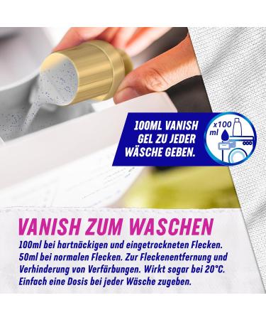 Vanish Oxi Action Power White Gel 750ml - Stain Remover & Laundry Booster for White Linen - Chlorine-Free - Buy Online on GoSupps.com