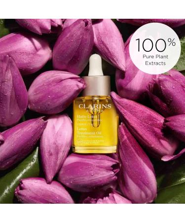Clarins Lotus Face Oil Treatment | Hydrates Tones and Balances Skin | Visibly Tightens Pores | Minimizes Fine Lines |Skin Is Immediately Velvety*|100% Natural Plant Extracts |Oily To Combination Skin - Buy Online on GoSupps.com