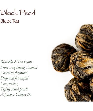 Yunnan Black Dragon Pearls Tea - Strong and Malty Pearl - Golden Special Grade 100g Yunnan Black Pearl 100g - Buy Online on GoSupps.com