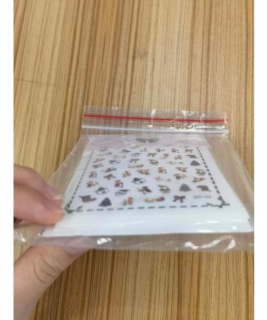 EBANKU 15 Sheets Christmas Nail Art Stickers Decals Self-Adhesive Nail Art Stickers 3D Xmas Santa Claus Snowflakes Nail Stickers for Women Girls Kids Manicure DIY -B - Buy Online on GoSupps.com