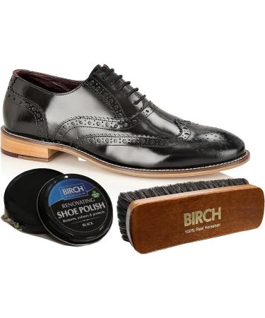 Charles Birch Premium Quality Shoe Polish 50ml High Pigment Cleans Protects Shines inc Carnauba Wax Lever Open Tin (Neutral) - Buy Online on GoSupps.com
