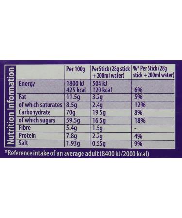 Cadbury Instant Hot Chocolate Stick Pack 28 g (Pack of 30 Sticks) - Buy Online on GoSupps.com