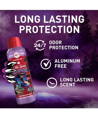 Old Spice NightPanther Body Spray for Men 5.1 Oz (Pack of 3) Nightpanther 5.1 Ounce (Pack of 3) - Buy Online on GoSupps.com