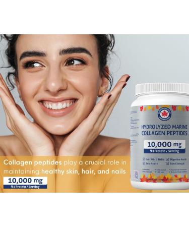 Orthomolecular Laboratories - Hydrolyzed Marine Collagen Peptides Powder 10000mg 600g - Vitamins for Bone Strength Digestive Health Joint Health Hair Skin & Nail Vitamins - Collagen Protein Powder Unflavored 600g (Pack of 1) - Buy Online on GoSupps.com