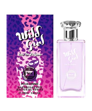 Hybrid & Company Women Wild Girl Pour Femme Eau De Parfum Vaporisateur Natural Spray 3.4 Fl Oz