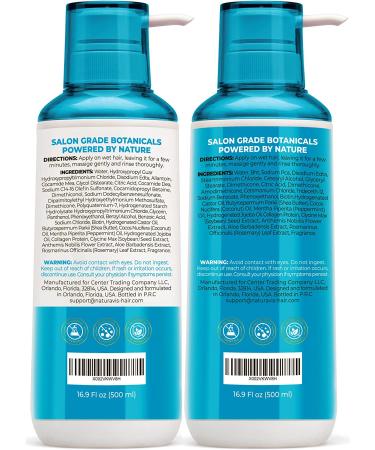 Biotin Shampoo & Conditioner Set with Castor Oil - Sulfate Free for Men & Women - Promotes Hair Growth & Reduces Hair Loss - Infused with Shea - Moisturizing Formula - Buy Online on GoSupps.com