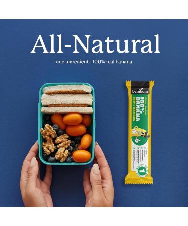 Healthy Banana Candy - No sugar added - Just One Ingredient - 100% Banana Bar - Natural Real Fruit Bar Vegan Gluten Free Best High Fiber Non GMO No Preservatives - Energy Food for Children & Adults - Pack (4 bars Banana) - Buy Online on GoSupps.com
