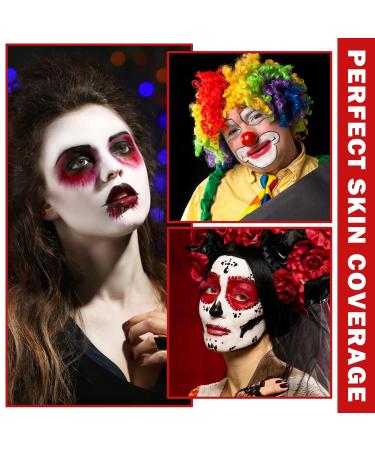 Professional Clown Makeup Kit - Waterproof Oil-Based Face & Body Paint for Halloween Cosplay & SFX Special Effects - Buy Online on GoSupps.com