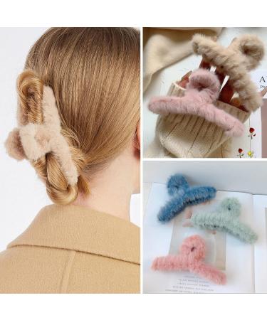 ROOTE Hair Clips 6 PCS Non-slip Large Hair Claw Clips for Thick Thin Hair Acrylic Large Jaw Clips French Style Hair Accessory Hair Clamps for women - Buy Online on GoSupps.com