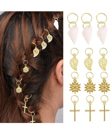 Tecbeauty 236 Pieces Hair Jewelry for Women - Braids Rings Cuffs Clips Aluminum Beads Dreadlock Accessories - Box Storage - 16 Shapes - Buy Online on GoSupps.com