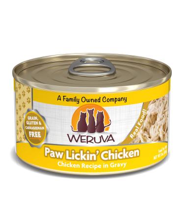 Weruva Grain-Free Natural Canned Wet Cat Food, Classic Recipes Chicken 3 Ounce (Pack of 24)