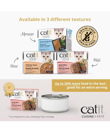 Catit Cuisine Beef P t with Carrots 95 g Cat Food Wet Cat Food Cat Food Wet Nourriture Pour Chat Cat Wet Food Chat Kitten Food Kitten Wet Food Canned Cat Food Nourriture Chat - Buy Online on GoSupps.com